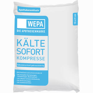 Kälte- Sofort- Kompresse 15x21cm Kompressen 1 Stück - ab 1,85 €