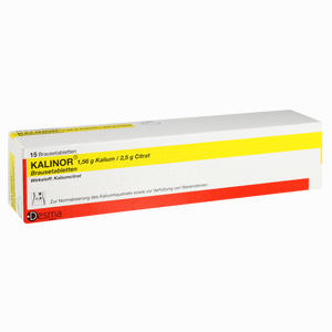 Kalinor Brausetabletten 15 Stück - ab 4,95 €