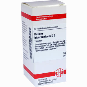 Kalium Bicarb. D6 Tabletten 80 Stück - ab 10,79 €