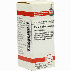 Kalium Bichrom C6 Globuli 10 g - ab 7,12 €