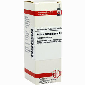 Kalium Bichrom D4 Dilution 20 ml - ab 0,00 &euro;