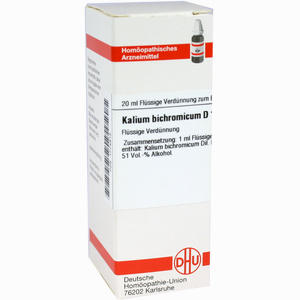 Kalium Bichrom D6 Dilution 20 ml - ab 8,40 €
