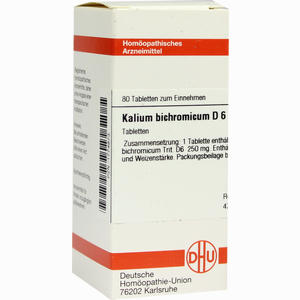 Kalium Bichrom D6 Tabletten 80 Stück - ab 8,01 €