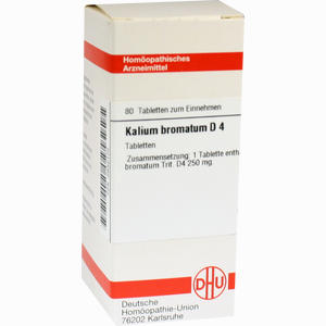 Kalium Bromat D4 Tabletten 80 Stück - ab 0,00 €