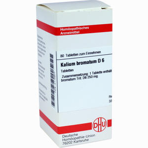 Kalium Bromat D6 Tabletten 80 Stück - ab 9,20 €
