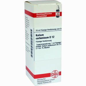 Kalium Carb D12 Dilution 20 ml - ab 8,20 €