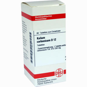Kalium Carb D12 Tabletten 80 Stück - ab 8,30 €