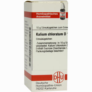 Kalium Chlorat D12 Globuli 10 g - ab 7,55 €