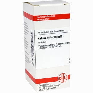 Kalium Chlorat D3 Tabletten 80 Stück - ab 9,49 €