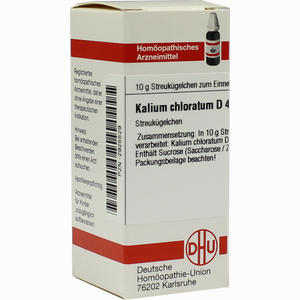 Kalium Chlorat D4 Globuli 10 g - ab 7,84 €