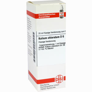 Kalium Chlorat D6 Dilution 20 ml - ab 9,50 €