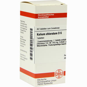 Kalium Chlorat D6 Tabletten 80 Stück - ab 8,65 €