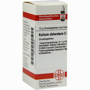 Kalium Chloratum C30 Globuli  10 g - ab 8,00 €
