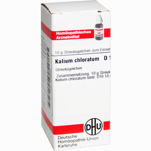 Kalium Chloratum D10 Globuli 10 g - ab 12,05 €