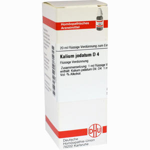 Kalium Jodat D4 Dilution DHU-Arzneimittel 20 ml - ab 8,86 €