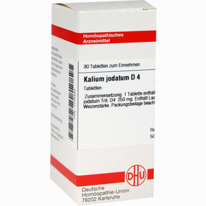 Kalium Jodat D4 Tabletten 80 Stück - ab 8,01 €