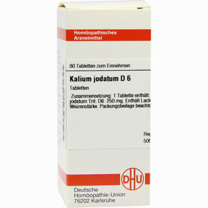 Kalium Jodat D6 Tabletten 80 Stück - ab 8,01 €