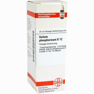 Kalium Phos D12 Dilution DHU-Arzneimittel GmbH & Co. KG 20 ml - ab 9,60 &euro;