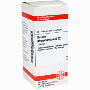 Kalium Phos D12 Tabletten 80 Stück - ab 8,80 €