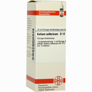 Kalium Sulfuricum D12 Dilution 20 ml - ab 11,40 €