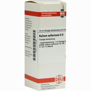 Kalium Sulfuricum D6 Dilution 20 ml - ab 9,44 €