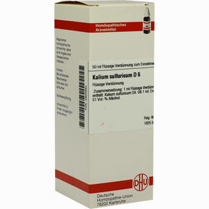 Kalium Sulfuricum D6 Dilution 50 ml - ab 0,00 &euro;