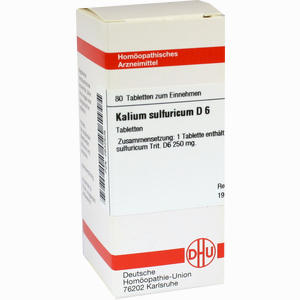 Kalium Sulfuricum D6 Tabletten 80 Stück - ab 8,35 &euro;