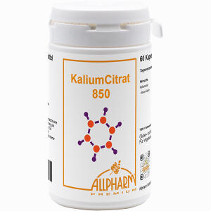 Kaliumcitrat 850 Allpharm 60 Stück - ab 6,65 &euro;