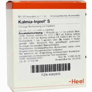 Kalmia- Injeel S Ampullen  10 Stück - ab 0,00 €