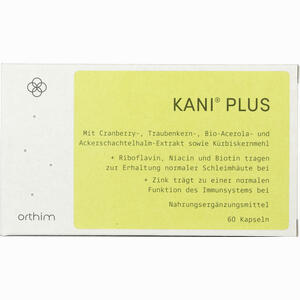 Kani Plus + Kapseln 60 Stück - ab 14,45 €
