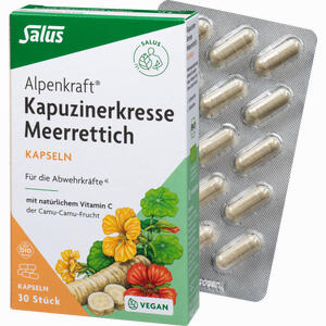 Kapuzinerkresse- Meerrettich Kapseln Alpenkraft  30 Stück - ab 6,88 €