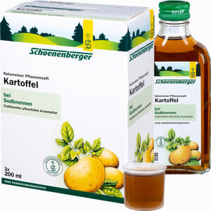 Kartoffel Schoenenberger Naturreiner Pflanzensaft Saft 3 x 200 ml - ab 9,39 €