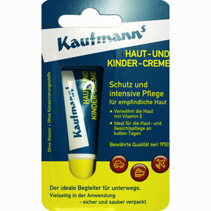 Kaufmanns Haut- und Kinder- Creme  10 ml - ab 1,25 €