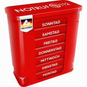 Kerpers Pillendose 7- Tage Rot 1 Stück - ab 12,36 &euro;