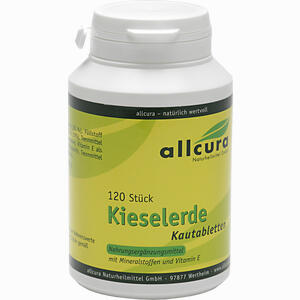 Kieselerde- Kautabletten  120 Stück - ab 13,06 €