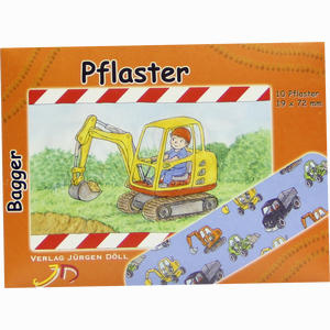Kinderpflaster Bagger - Briefchen  10 Stück - ab 1,60 €