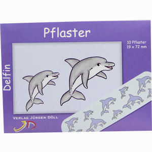 Kinderpflaster Delfin - Briefchen  10 Stück - ab 1,78 &euro;