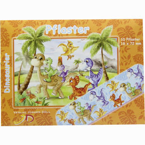 Kinderpflaster Dinosaurier - Briefchen  10 Stück - ab 1,60 €