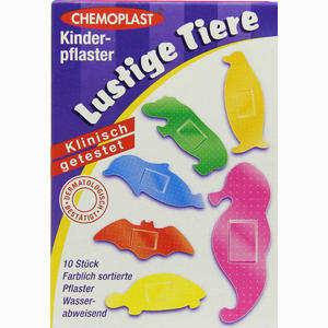 Kinderpflaster Lustige Tiere  10 Stück - ab 0,90 €