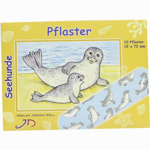 Kinderpflaster Seehunde - Briefchen  10 Stück - ab 1,64 €