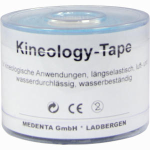 Kineology Tape Blau 5mx5cm Bandage 1 Stück - ab 7,62 €