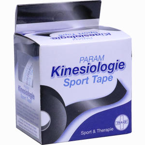 Kinesiologie Sport Tape 5cm X 5m Schwarz Pflaster 1 Stück - ab 7,65 €