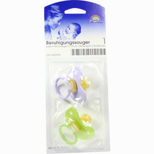 Kirschsauger Latex Gr. 1 0- 6 Monate Flieder/Grün 2 Stück - ab 2,36 €