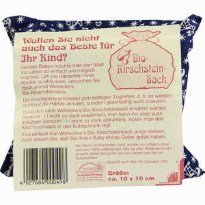 Kirschsteinsack 10x10cm Fingermassage Kissen 1 Stück - ab 3,88 €