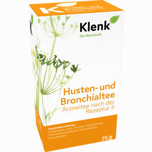 Klenk Husten- und Bronchialtee Arzneitee Nach Rezeptur Il Tee 75 g - ab 3,03 €