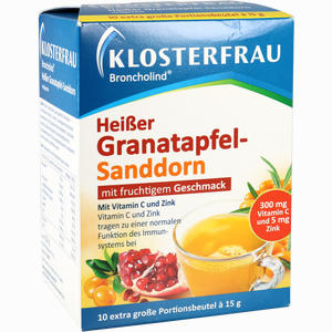 Klosterfrau Broncholind Heißer Granatapfel- Sanddorn Granulat 150 g - ab 2,53 €