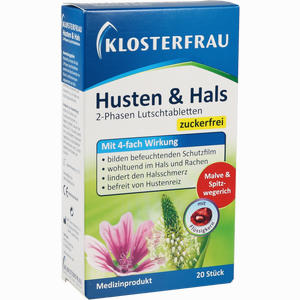 Klosterfrau Husten & Hals Lutschtabletten 20 Stück - ab 0,00 €