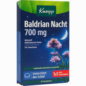 Kneipp Baldrian Nacht 700mg 30 Stück - ab 3,86 &euro;