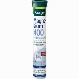 Kneipp Magnesium 400 + C + E Brausetabletten 15 Stück - ab 2,88 €
