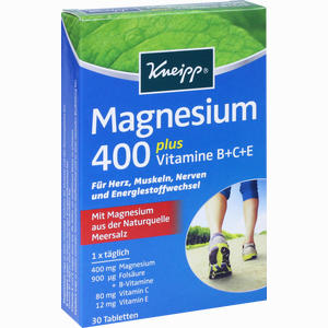 Kneipp Magnesium 400 Tabletten 30 Stück - ab 0,00 &euro;